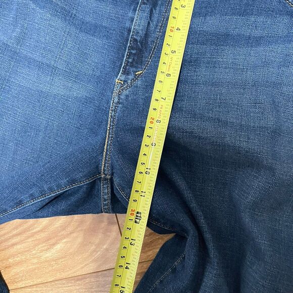 Levi 590 Bootcut Jeans Size 18W HEMMED 26.5 in. Inseam Denim Medium Wash Blue - Picture 6 of 8